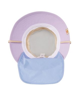 MIKI HOUSE HOT BISCUITS 【48-54cm】 日よけ付き サファリハット サックス