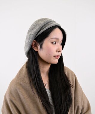 ATRENA 【日本製】カシミヤシルクベレー グレー