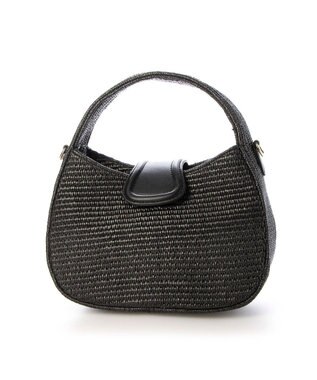 UNBILLION カシュカシュ cachecache /　ポリプロピレン2wayホーボーバッグ ブラック