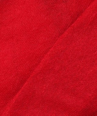 BEIGE， ELM / シアーモヘア ニットポロ Red