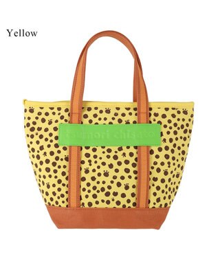 tsumori chisato CARRY コットンポルカドット ハンドバッグ Sサイズ イエロー