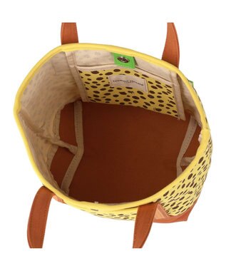 tsumori chisato CARRY コットンポルカドット ハンドバッグ Sサイズ イエロー