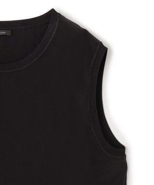 JOSEPH 【FOUNDATIONS】クレープドソワ　ノースリーブ Black