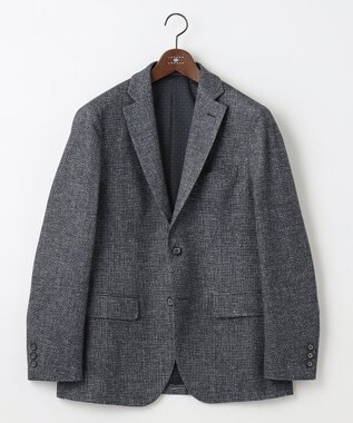 JOSEPH ABBOUD 【ストレッチ】フランネルジャージ ジャケット ネイビー系