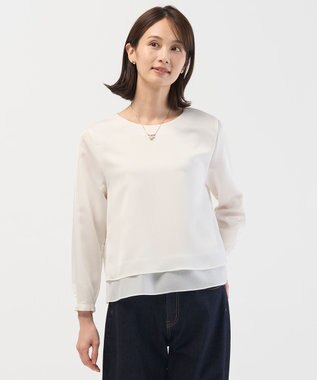  ハンマーサテン カットソー