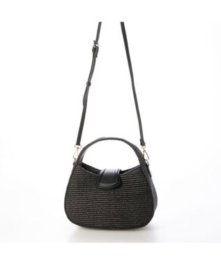 UNBILLION カシュカシュ cachecache /　ポリプロピレン2wayホーボーバッグ ブラック