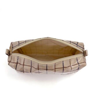 ROOTOTE 3609【ラミネート加工】WR.ポーチ.ラミネート-T 04：チェック・ベージュ