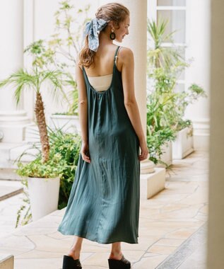 San-ai Resort（三愛水着楽園） 【SALE】マキシワンピース　M　【Coral veil（コーラルヴェール）】 グリーン