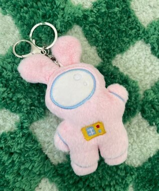 WEGO スペースラビットぬいぐるみキーホルダー ピンク