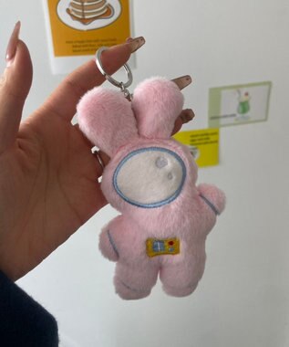 WEGO スペースラビットぬいぐるみキーホルダー ピンク