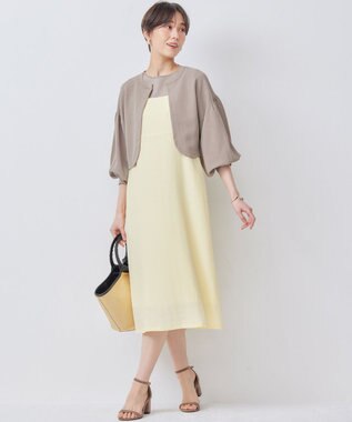 組曲 ドルマンボレロ カーディガン トープ系