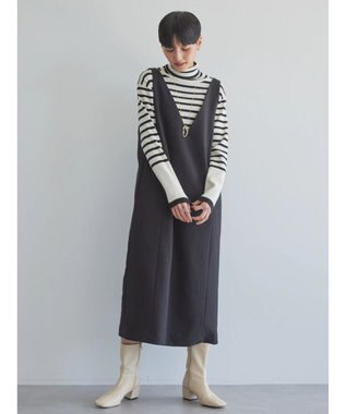 AMERICAN HOLIC バイパチリブタートルニットプルオーバー Border