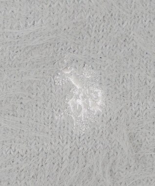 WEGO 【25年秋冬新作/WEB限定】別注USPOLOシャギーニットカーデ ブルー