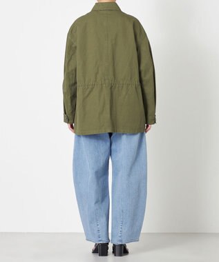 NAVE 【ReNAVE・セットアップ可/洗える】コットンリネンカルゼ ジャケット カーキ系