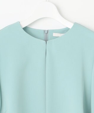 自由区 L 【セットアップ対応・洗える】トリアセダブルクロス ブラウス メンソール系