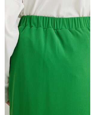Green Parks カットジョーゼットＩラインスカート Green
