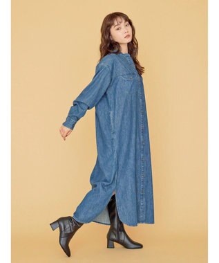 AMERICAN HOLIC デニムシャツワンピース Indigo