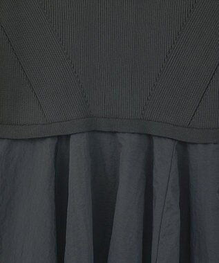 Green Parks ・ＥＬＥＮＣＡＲＥ　ＤＵＥ　ハイブリットハイネックニット Charcoal Gray