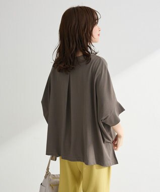 Green Parks 冷やっとすずやかドルマンプルオーバー Charcoal Gray