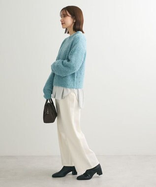 Green Parks ２ｗａｙ　ショート丈ネッププルオーバー Sax