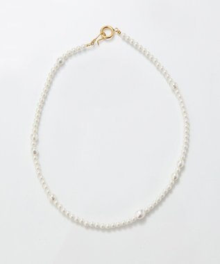 Phoebe 【セレモニーセット】クラスアップパールネックレス×ビッグパールフックピアスSET ホワイト