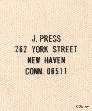 J.PRESS MEN 【DISNEY COLLECTION】【UNISEX】コットンキャンバス トートバック / ミッキーマウス ホワイト系