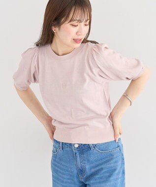 Green Parks ・ｓｗｉｎｇ　ｂｙ　ハート柄クルーニット Black