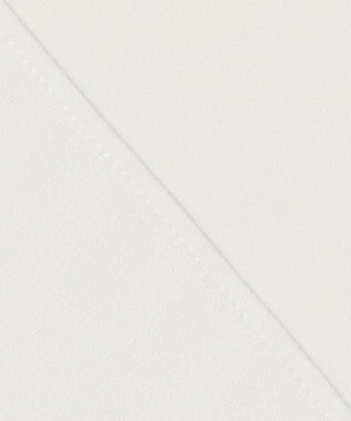 23区 L 【洗える】バックサテンアムンゼン バイカラー ボウタイ ブラウス ホワイト系