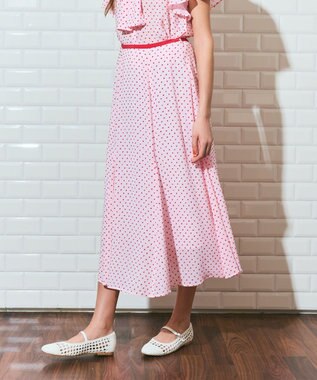 GRACE CONTINENTAL ドットジャガードスカート