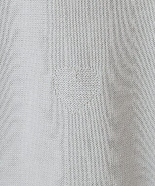 Green Parks ・ｓｗｉｎｇ　ｂｙ　ハート柄クルーニット Black