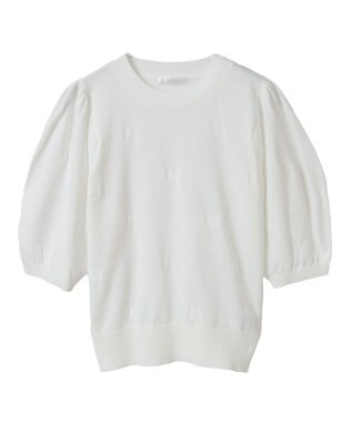 Green Parks ・ｓｗｉｎｇ　ｂｙ　ハート柄クルーニット Black