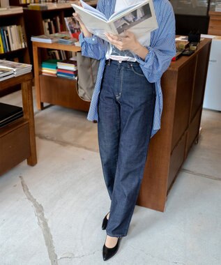 Pointer 日本製 本革ベルト付きミュール ブラック