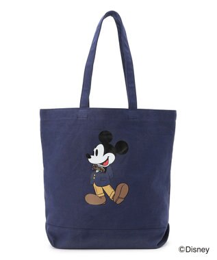 J.PRESS MEN 【DISNEY COLLECTION】【UNISEX】コットンキャンバス トートバック / ミッキーマウス ネイビー系