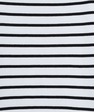 AMERICAN HOLIC 異素材ドッキングドルマンプルオーバー Border Ivory