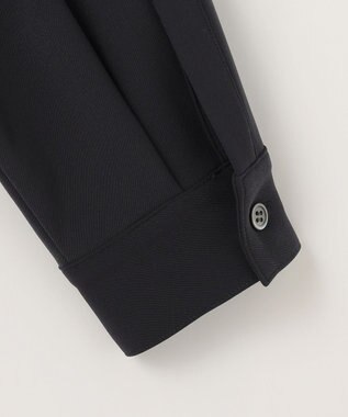 #Newans 〈亀恭子さんコラボ〉パネルタックAラインブラウス ネイビー