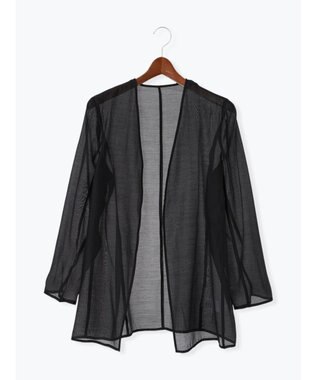 Te chichi シアーノーカラーシャツ ブラック