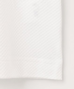 JOSEPH ABBOUD 【オーガニックコットン使用】ブロックサッカーポロシャツ ホワイト系