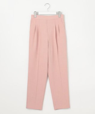 Feroux 【洗える】美シルエットカラーテーパード パンツ アイボリー系