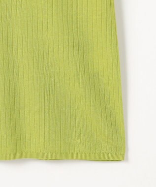 自由区 L 【アンサンブル対応】シアーシルクミックスニット プルオーバー ライトグリーン