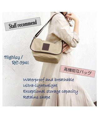 Regalo Felice 【超軽量 / ペットボトルも入る】かぶせ付きショルダー / REGALO BE(ベージュ)