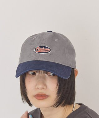 AMERICAN HOLIC バイカラーピグメントキャップ Gray