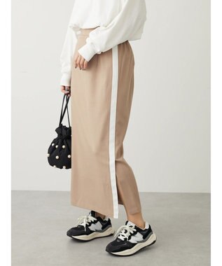 Green Parks ・ＥＬＥＮＣＡＲＥ　ＤＵＥ　サイドラインナロースカート Beige