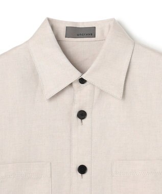 uncrave リヨセルライトリネン BIGシャツ フラックス
