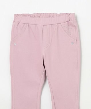 組曲 KIDS 【90-100㎝】ハートデニムニット パンツ ピンク系