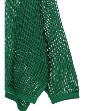 AMERICAN HOLIC 透かし編みメッシュニットプルオーバー Green