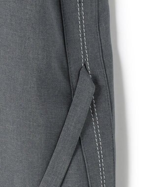 ICB L 【WEB＆一部店舗限定】 SerikaWorsted ノーカラーロングジレ ミディアムグレー