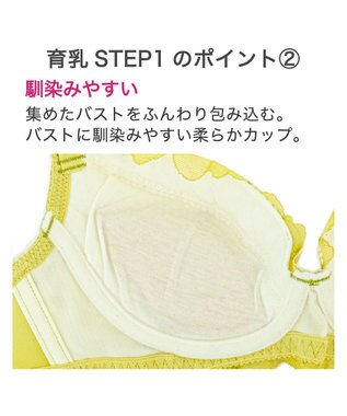 BRADELIS New York 【BRADELIS New York / 育乳補整ブラ・STEP1 集める】ジャスミンステップ1ブラ24A1 ライム