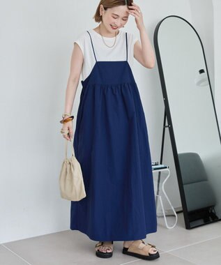 AMERICAN HOLIC 【2点SET】Tシャツ+キャミワンピース Black