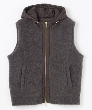 ANY L 【手洗い可】キルトコンビベスト スレート