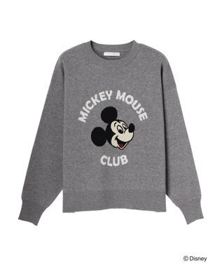 Green Parks ミッキーマウス・クラブ／ジャガードニット Charcoal Gray